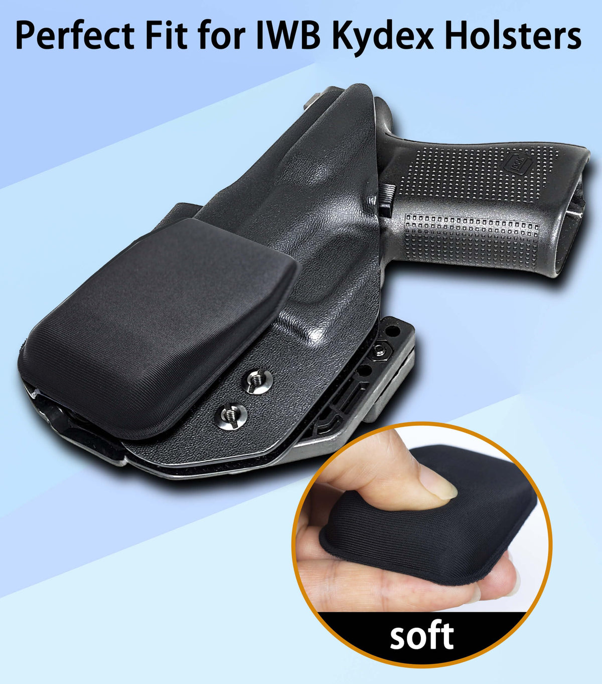 HOGIKUO IWB wedge adjustable-fit tailors ride height and cant