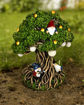 Hogni waterproof solar gnome keeps outdoor decor durable in rain or shine