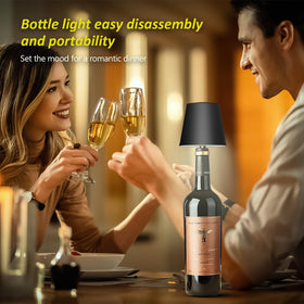 Hoide bottle lamp IP54 waterproof build withstands rain for versatile use.