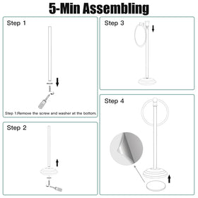 Hoimpro towel holder ideal for bathroom and kitchen use.