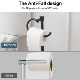 Hoimpro matte-black stainless steel construction for durable, modern looks.