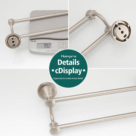 Hoimpro modern towel bar complements contemporary bathroom design