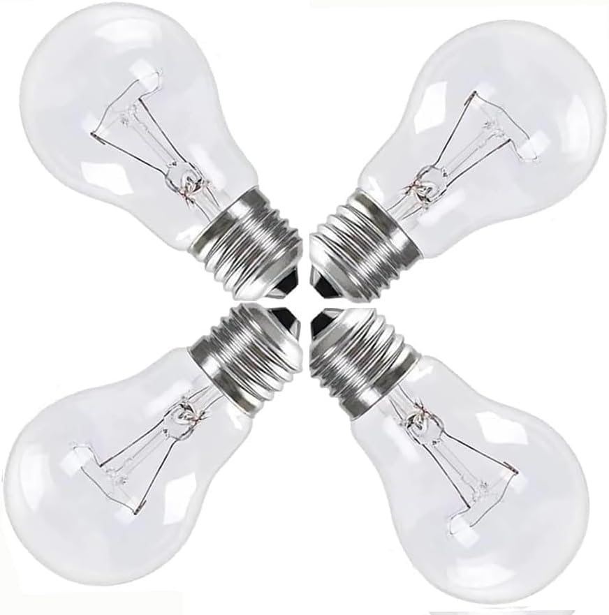 Hoimuv 150W A19 rough-service bulb with amber glow for cozy living spaces