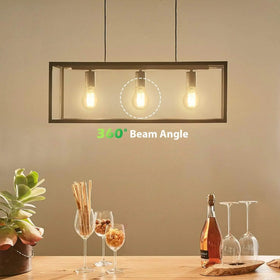 Hoimuv amber bulb creating a cozy glow on porch or patio