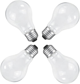 Hoimuv amber frosted A19 bulb creates warm, inviting lighting in any living space.