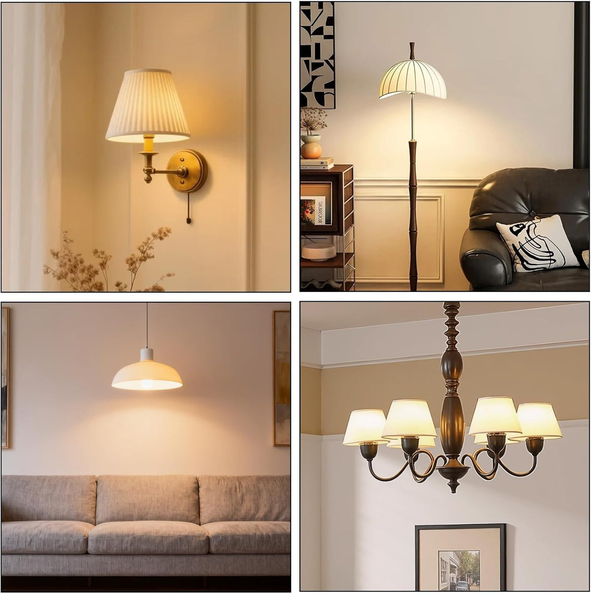 Hoimuv omni-directional frosted light spreads even illumination from lamps.