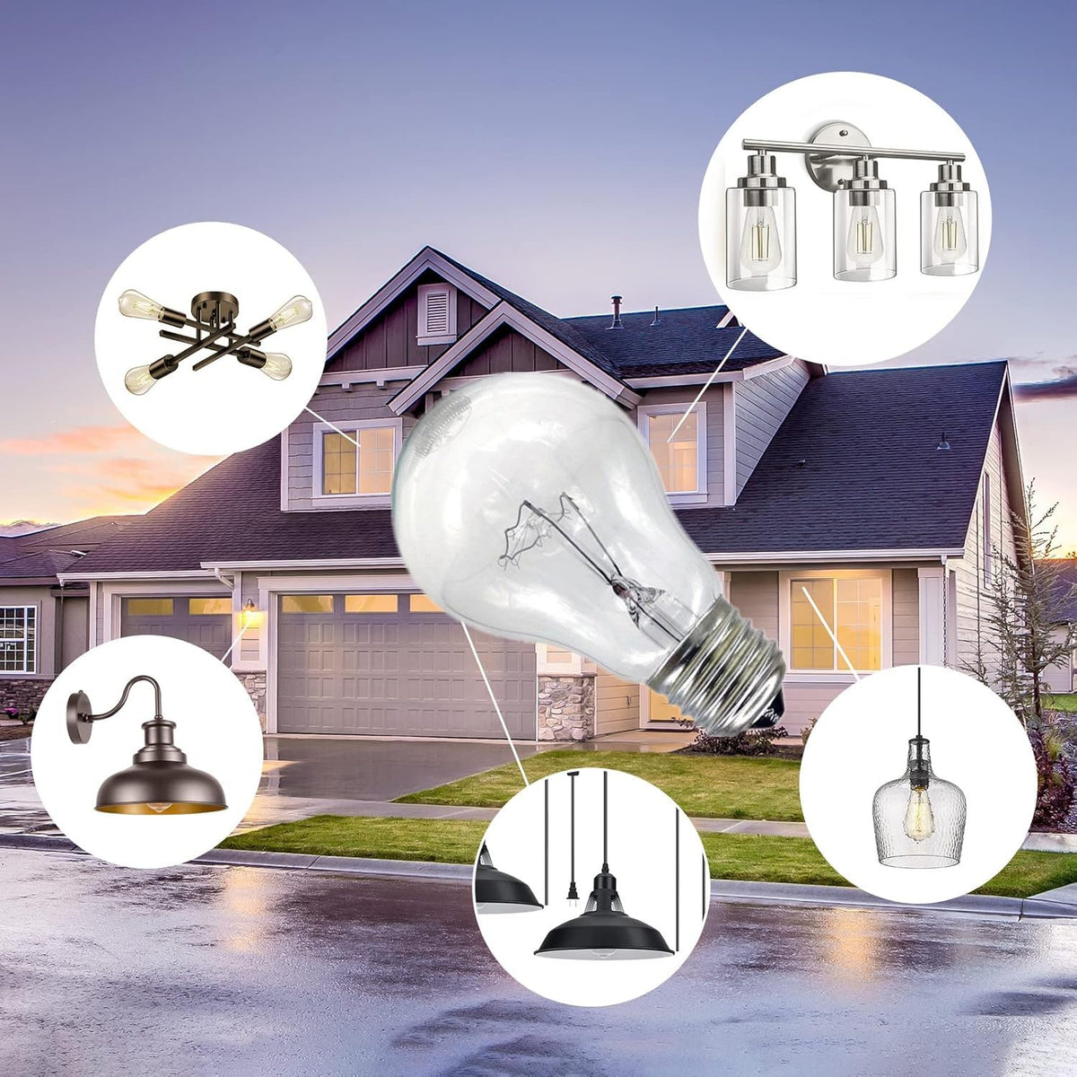 Hoimuv rough-service bulb in a kitchen for reliable brightness during cooking