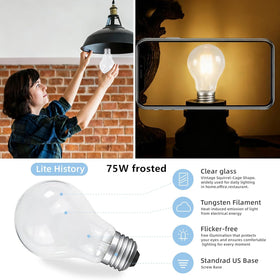 Hoimuv vintage-style bulb adds nostalgic glow to dining areas