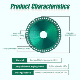 Hoiuter Indestructible Disc 2.0 100mm diameter with 22mm bore for broad compatibility.
