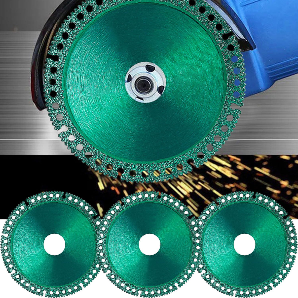 Hoiuter Indestructible Disc 2.0 package shows three discs for versatile cutting.
