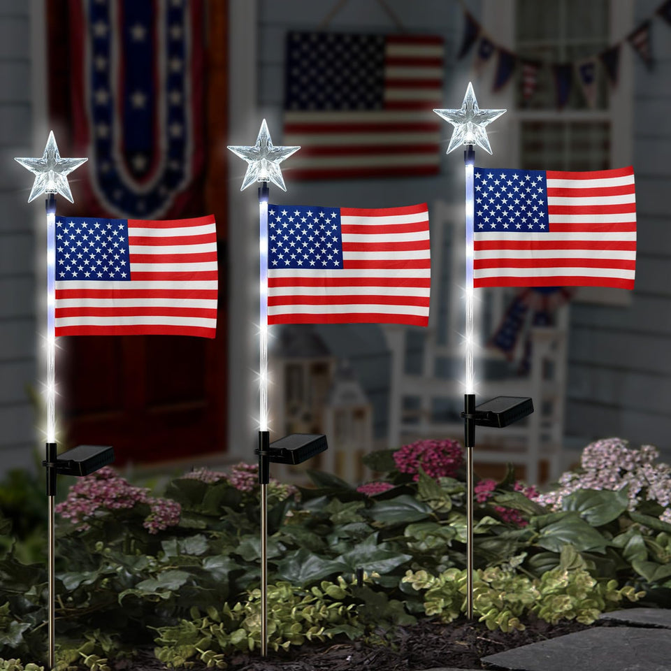 Hokfirm solar lights butterfly design illuminate garden paths at dusk
