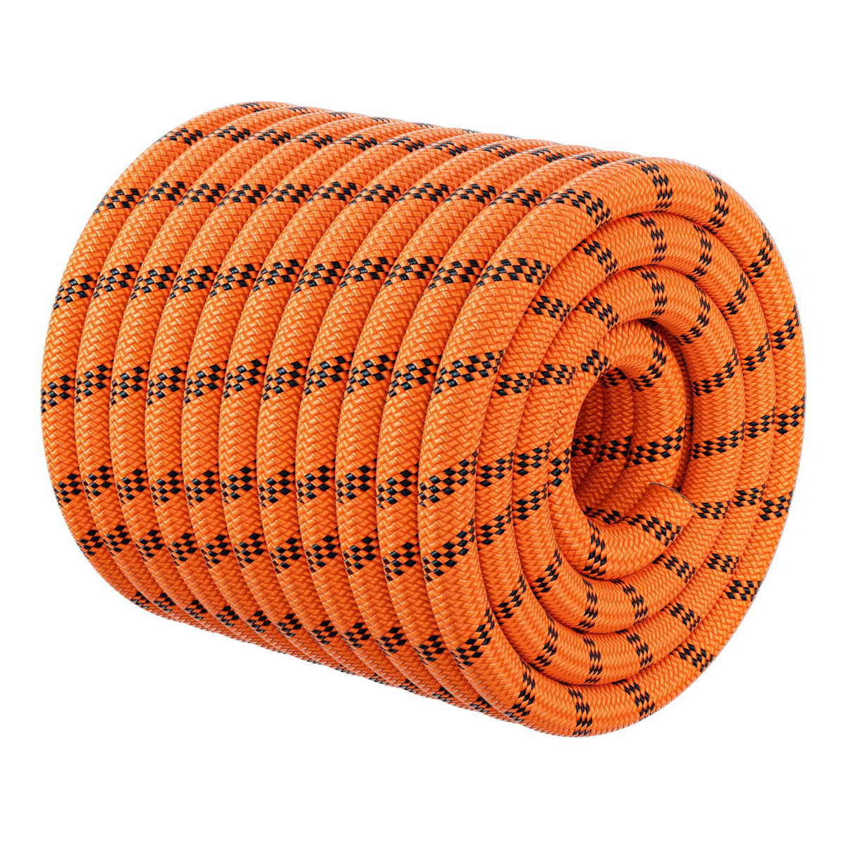 HOKINETY arborist rope close-up showing 48-strand outer braid for abrasion resistance
