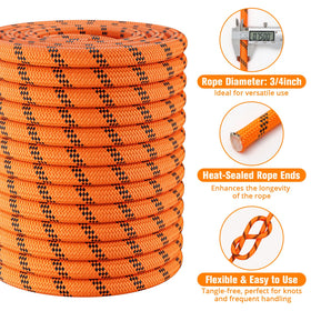 HOKINETY rope shown in tree-work setup for rigging and lifting tasks