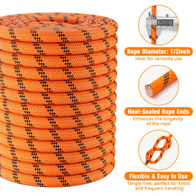 HOKINETY high-strength polyester material suitable for tree work and camping.