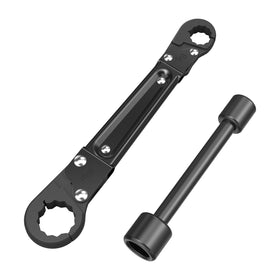 Holdly angle-stop wrench kit with adjustable nut sizes for quick installations