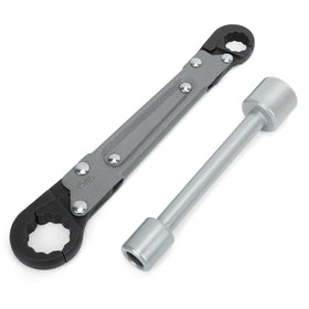 Holdly angle stop wrench kit showing compact design for tight space installations.