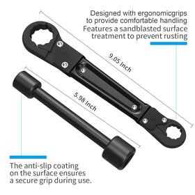 Holdly wrench kit in compact design ideal for tight spaces