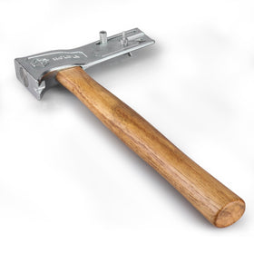 Holdly Magnetic Roofing Hammer full view shows sleek design and magnetic nail pickup