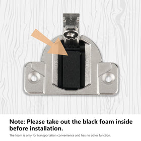 Holdly 35mm cup dimension hinge supports proper mounting and alignment.