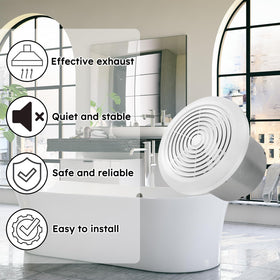 Holdly V2262-50 used in laundry area for compact exhaust solution