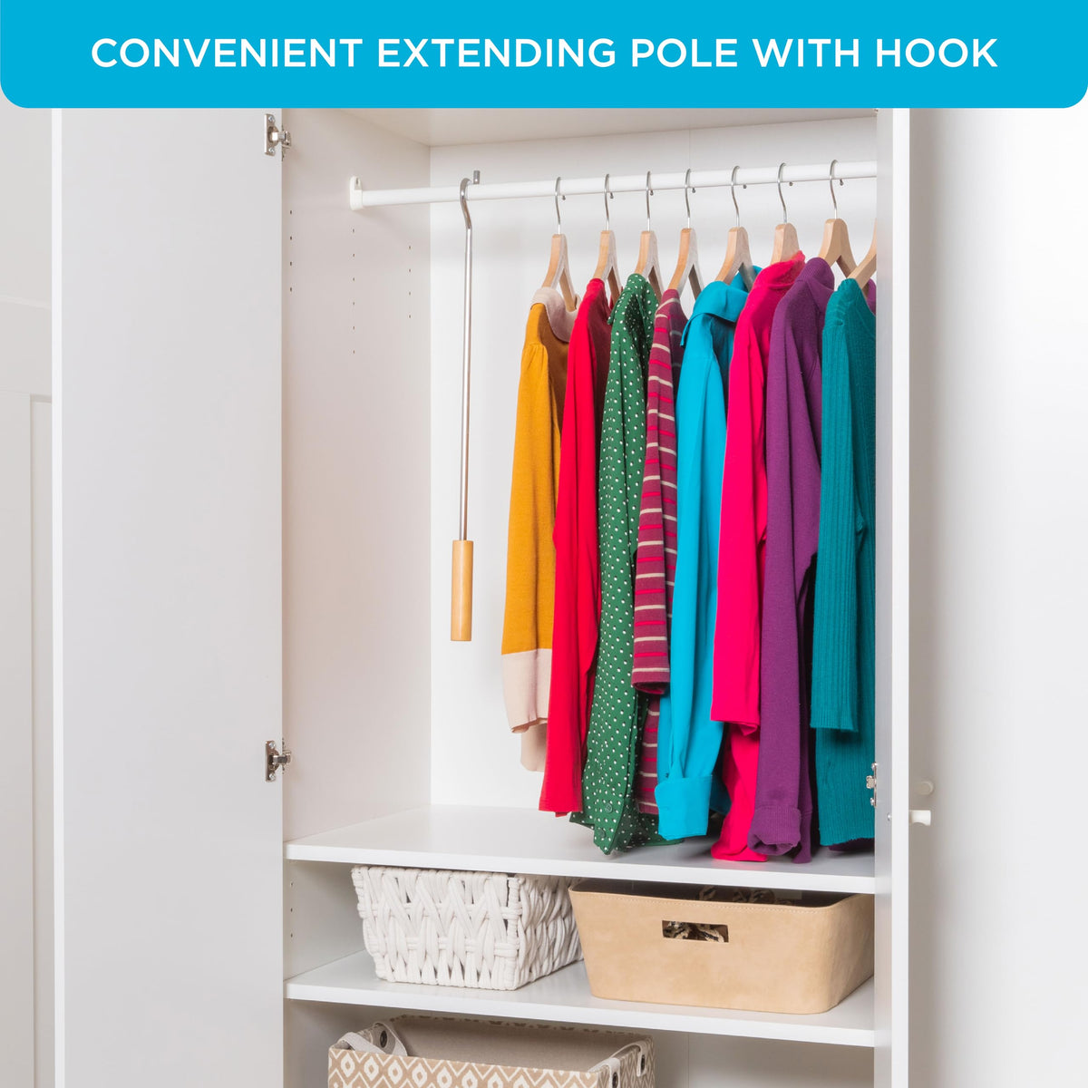 HOLDN STORAGE heavy-duty chrome-plated steel construction guarantees durability