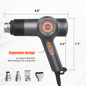 Holdone heat gun with durable industrial design for long-lasting use.