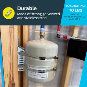 HoldRite QuickStrap compatible with 5-gallon tanks up to 13 inches in diameter.