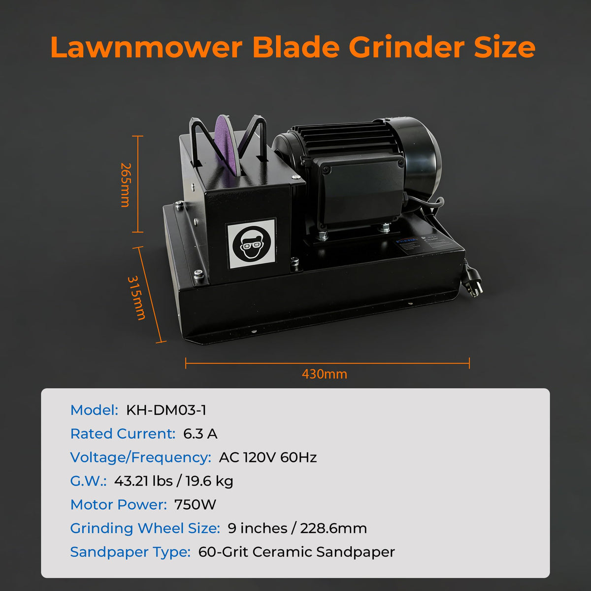 Holdwell S adapters fit different mower blade center holes.