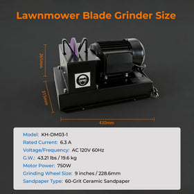 Holdwell S adapters fit different mower blade center holes.
