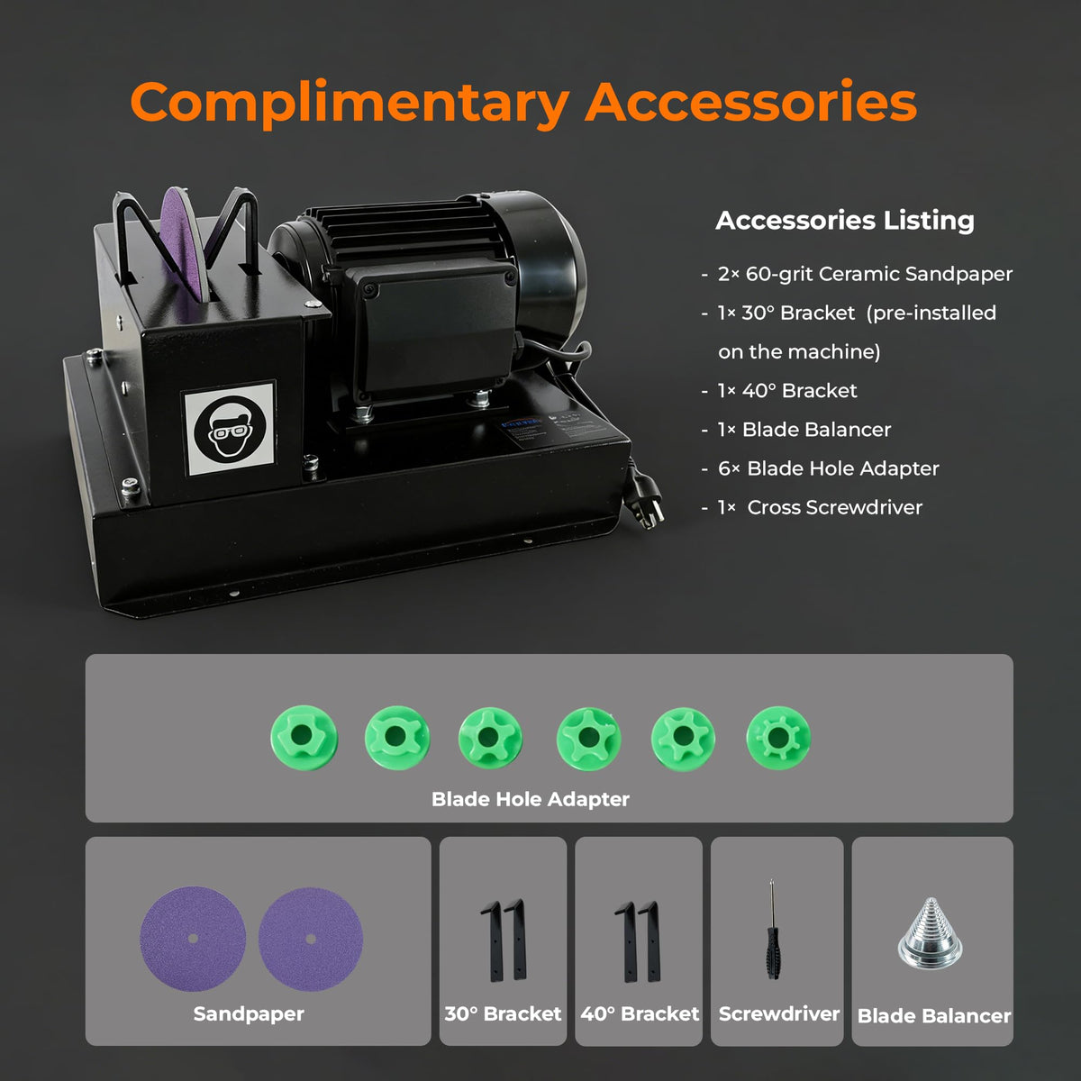 Holdwell S complete kit includes sandpapers and manuals.