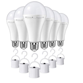 Holdwill emergency LED bulb pack ready for outages and outdoor use.