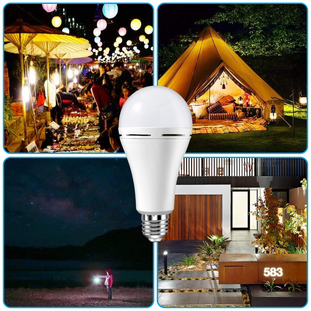 Holdwill backup emergency bulb with lifetime replacement support.