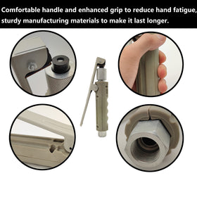 Holdwin sandblaster gun with carbon steel body for durable performance.