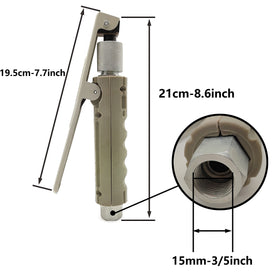 Holdwin sandblaster gun quick-opening design saves media and time.