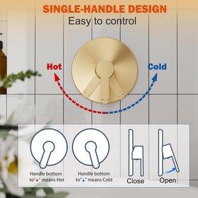 HoliSpa US-standard 1/2-inch plumbing connections for easy install