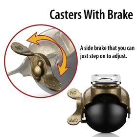 HOLKIE 2-inch brake-lever view with side brake for positioning