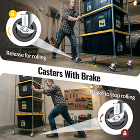 HOLKIE quiet rolling reduces noise during transport.