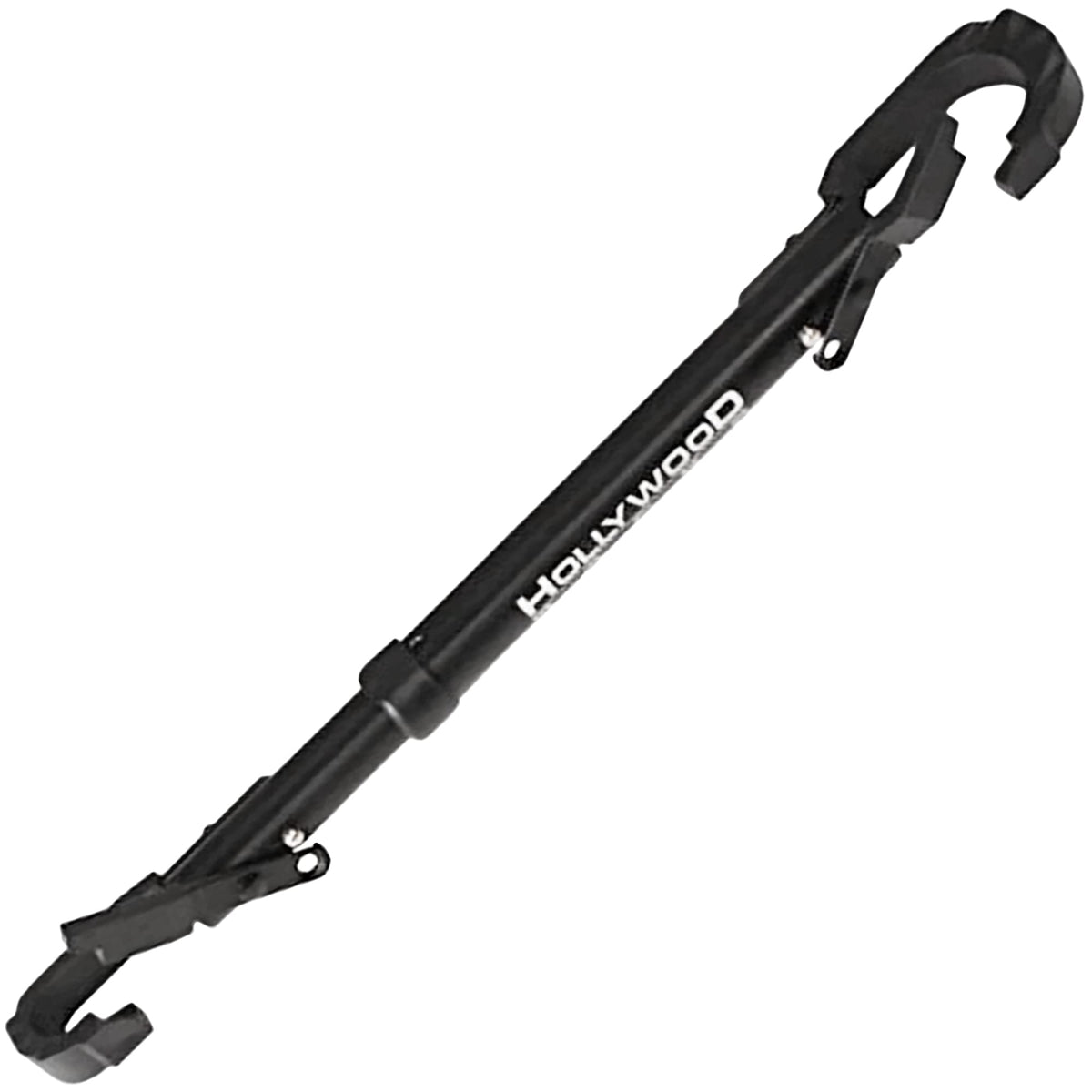 Hollywood Racks Pro Bike Adapter Bar extended for versatile frame sizes and long hauls.