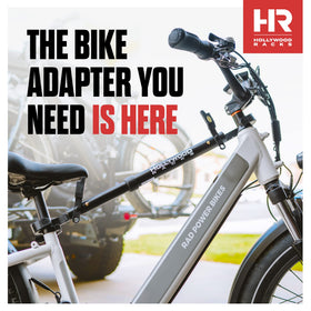 Hollywood Racks Pro Bike Adapter Bar scratch protection keeps your bike finish pristine.