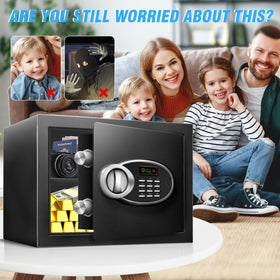 HOLOJOY safe illuminated by sensor LED for fast item locating