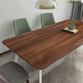HOLOMEY walnut wood wallpaper suited for living rooms and offices