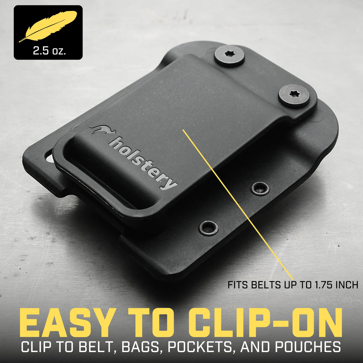 Holstery Drivermaster impact driver slot keeps tools organized and ready.