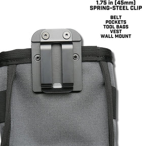 Holstery Joey Pouch Pro yellow interior improves visibility of contents.