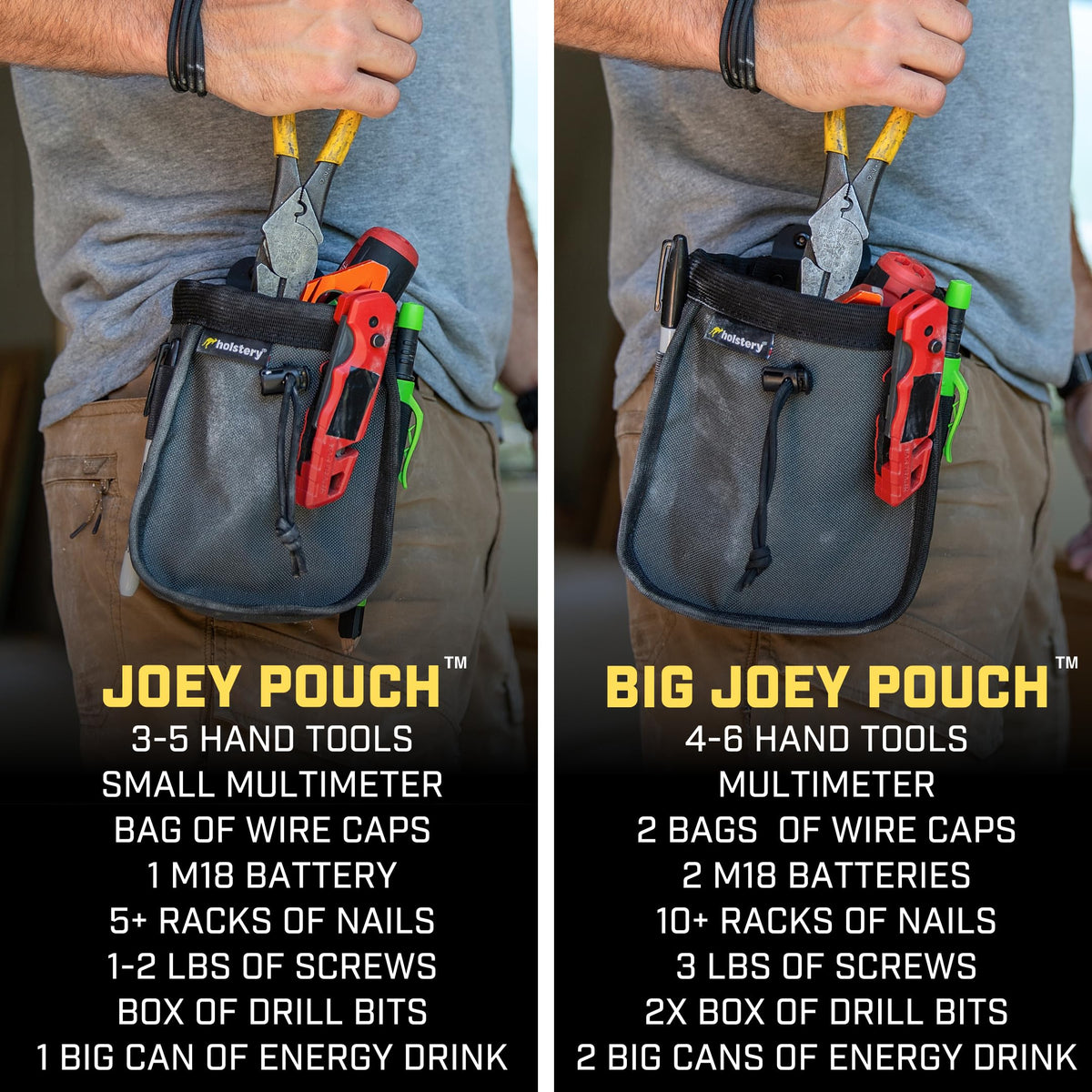 Holstery Joey Pouch V2 bright interior improves visibility inside