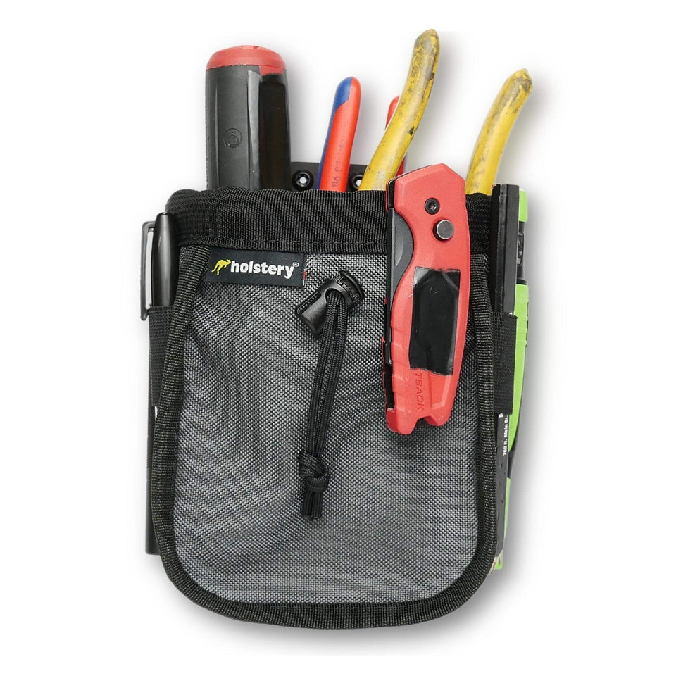Holstery Joey Pouch V2 side view for fast tool access on site