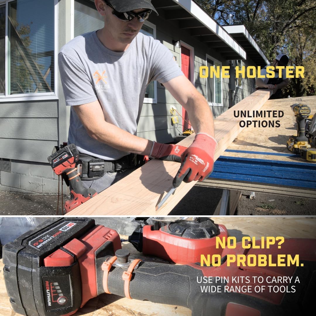 Holstery PinPal Pro versatile attachment options for tool profiles