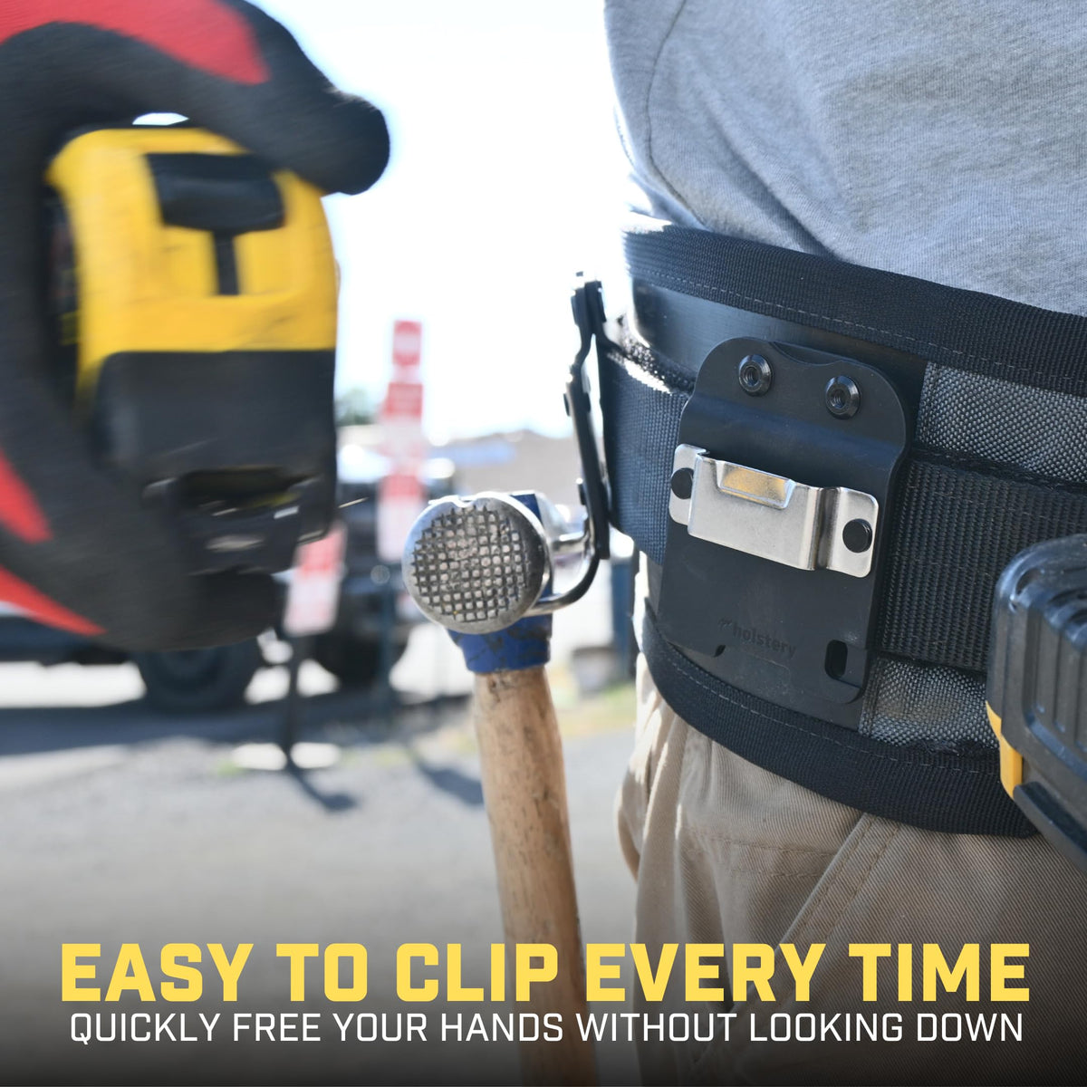 Holstery TapeMaster assembled in Idaho highlights rugged construction.