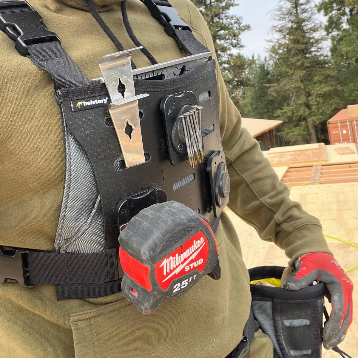 Holstery Tapemaster Pro all-metal construction highlights durability.