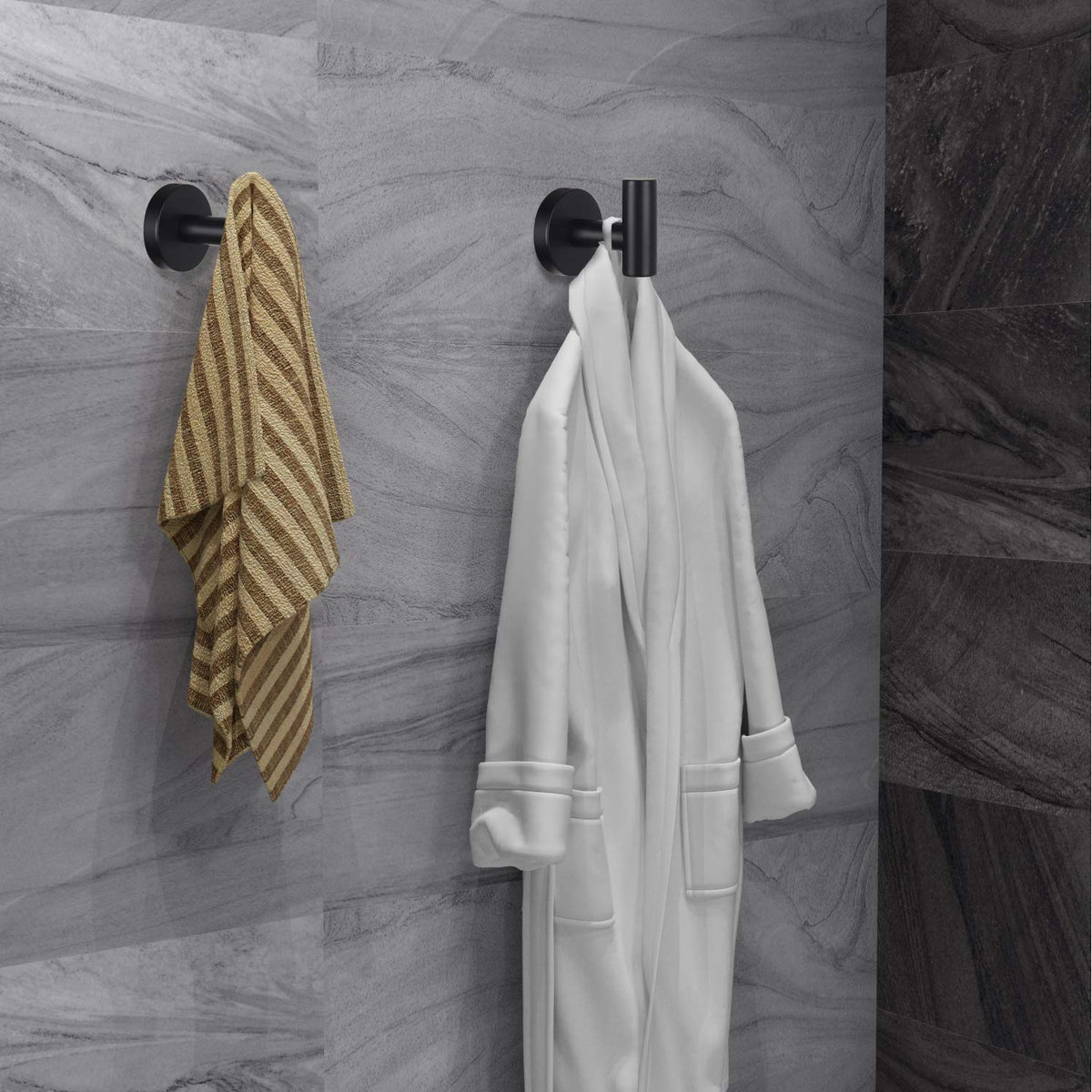 Homagic hook holding towels and robes for practical organization