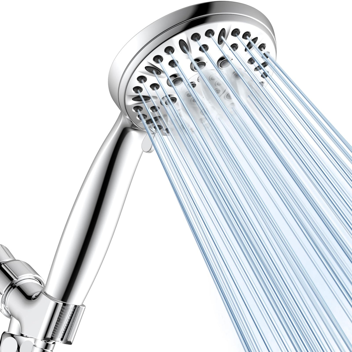 Homaqua shower head panel shows six spray modes for a customizable shower experience